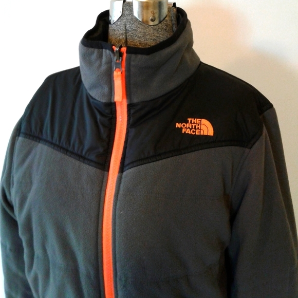 The North Face Boys Reversible Puffer Jacket Fleece Size XL 18-20 mens M - Picture 5 of 9